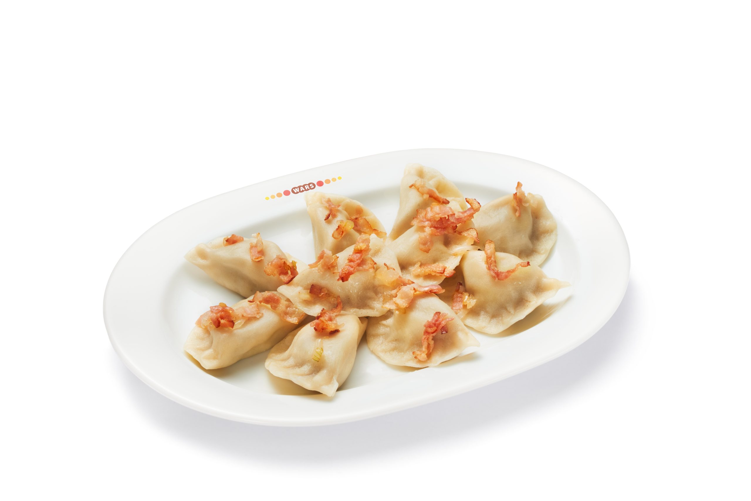 Pierogi z mięsem i okrasą